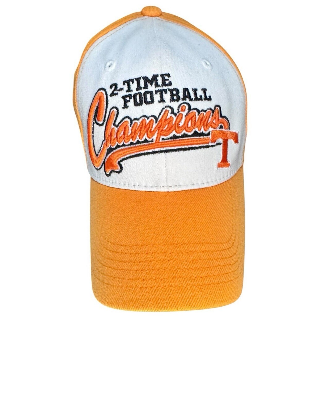 Tennessee Vol 2-time Patch Football Champions Hat Top of the World One Size Fit